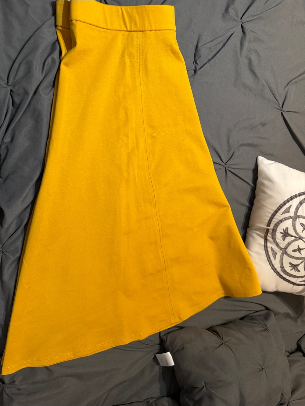 Lane Bryant Mustard Yellow A-Line Skirt